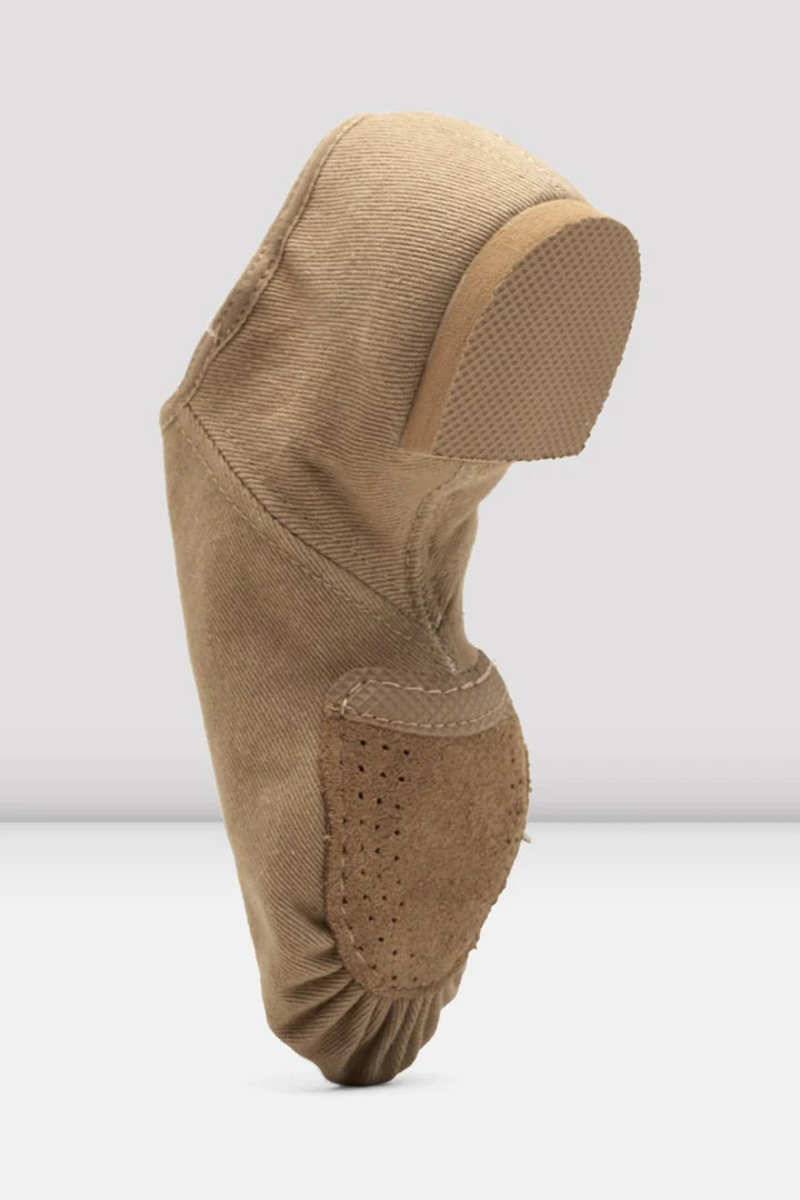 Laad het plaatje in de Viewer, S0473L Phantom Jazzschoenen Splitzool Beige Stretch Canvas