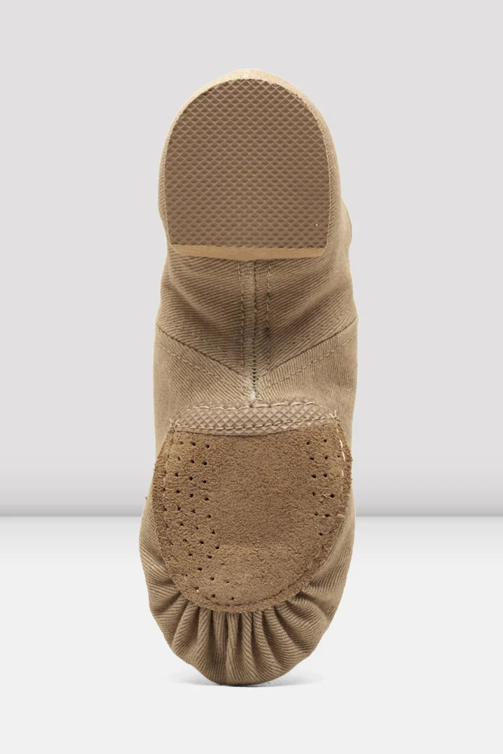 Laad het plaatje in de Viewer, S0473L Phantom Jazzschoenen Splitzool Beige Stretch Canvas