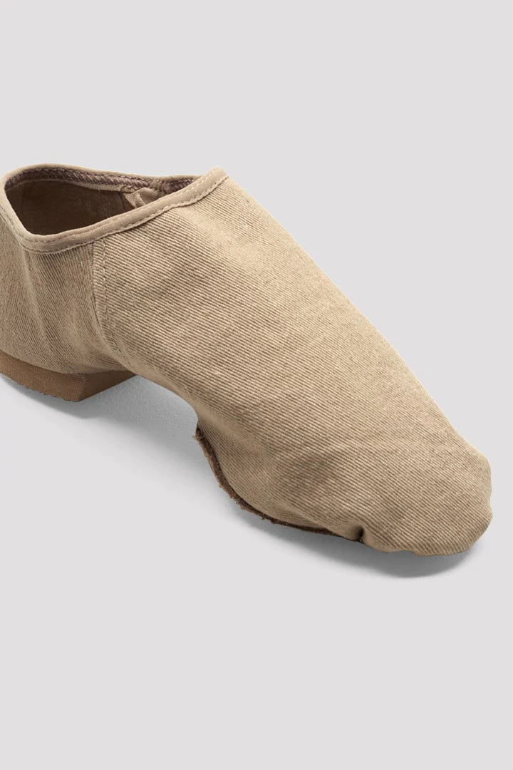 Laad het plaatje in de Viewer, S0473L Phantom Jazzschoenen Splitzool Beige Stretch Canvas