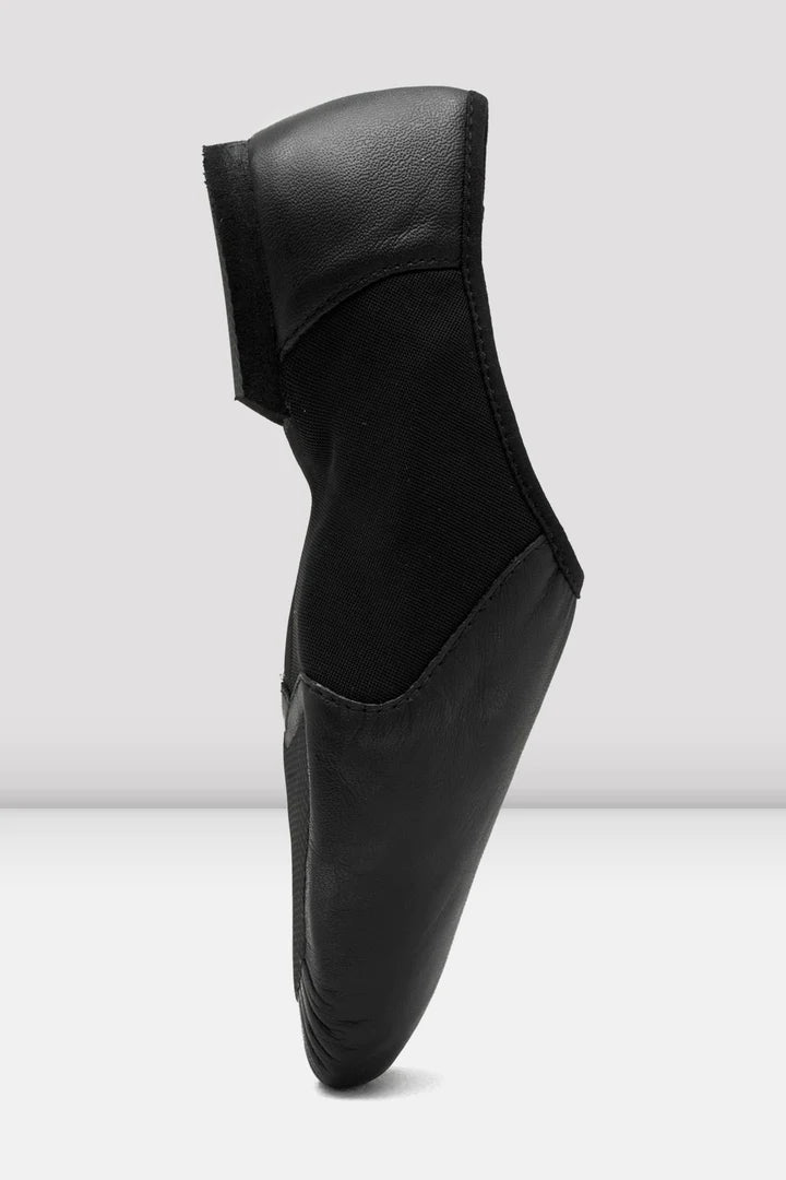 Laad het plaatje in de Viewer, S0495L Neo Flex Slip On Jazzschoenen Zwart Leer/Neopreen