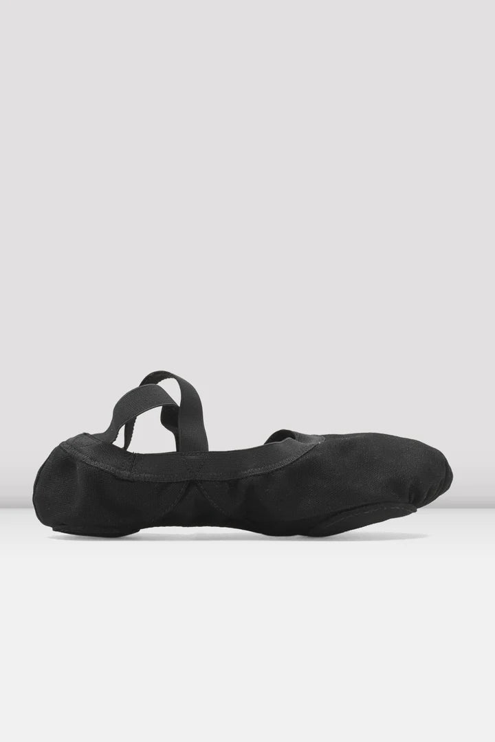 Laad het plaatje in de Viewer, S0621L Pro Elastic Canvas Balletschoenen Splitzool Zwart (Black)