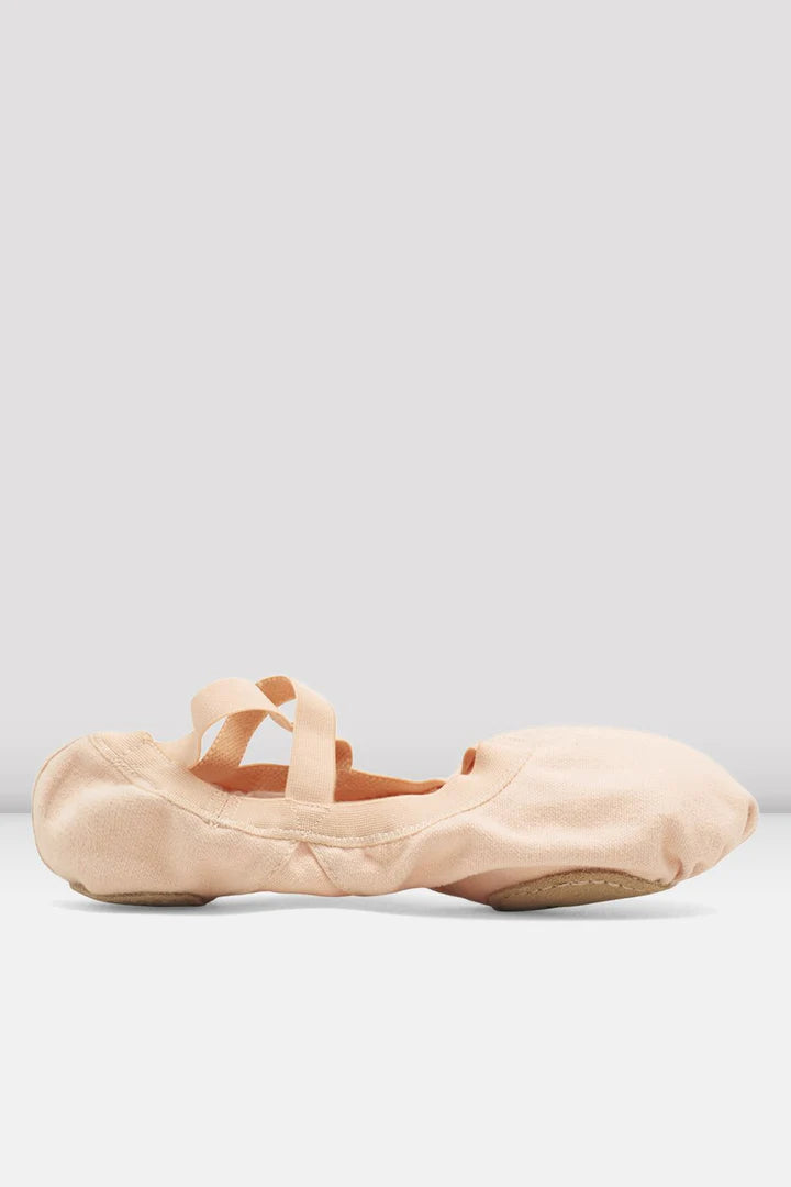 Laad het plaatje in de Viewer, S0621L Pro Elastic Canvas Balletschoenen Splitzool Roze (Pink)