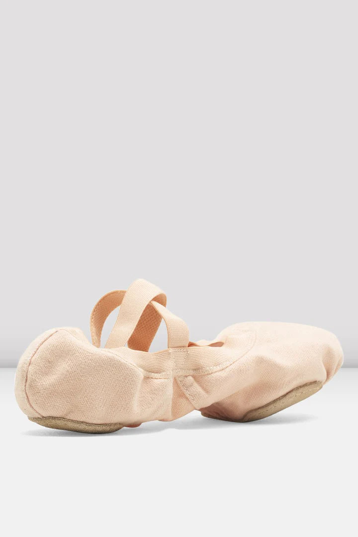 Laad het plaatje in de Viewer, S0621L Pro Elastic Canvas Balletschoenen Splitzool Roze (Pink)
