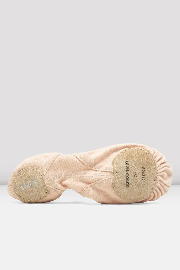 Laad het plaatje in de Viewer, S0621L Pro Elastic Canvas Balletschoenen Splitzool Roze (Pink)