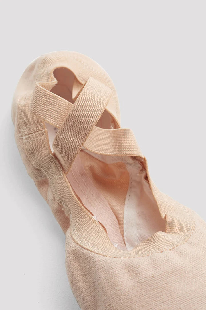 Laad het plaatje in de Viewer, S0621L Pro Elastic Canvas Balletschoenen Splitzool Roze (Pink)