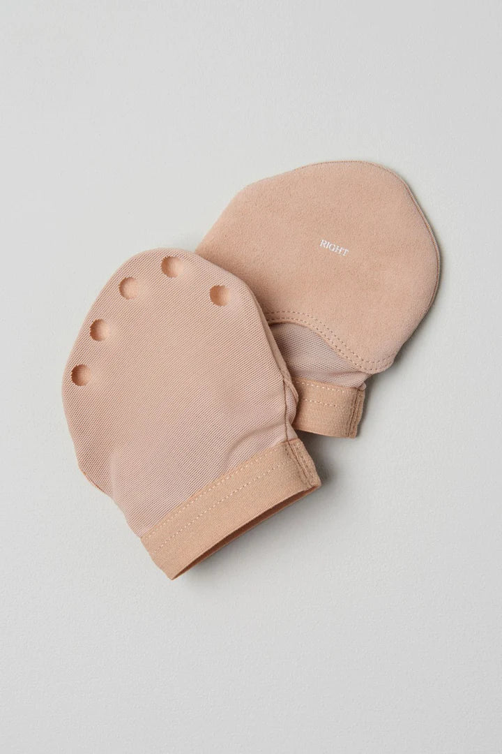 Laad het plaatje in de Viewer, S0660L Foot Glove Dansvoetjes Beige (BSE) Mesh / Suède