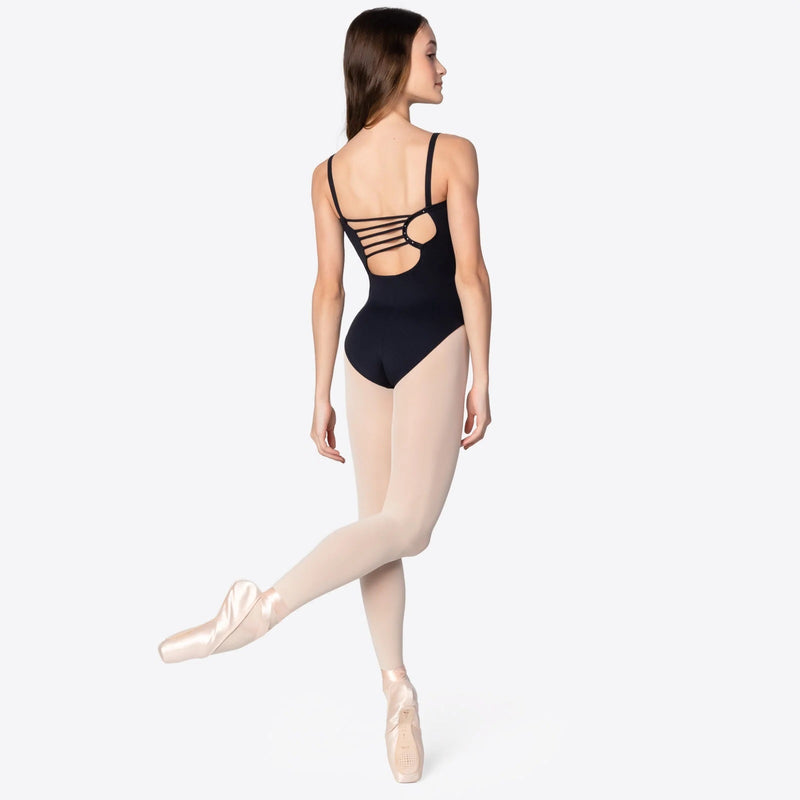 Laad het plaatje in de Viewer, SL174 Balletpakje met Strass Detail Zwart