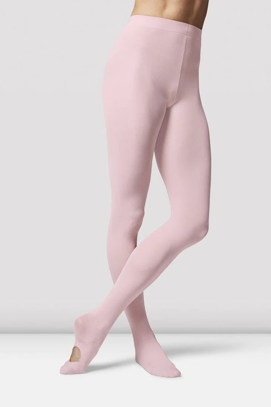 T0982G Girl's Convertible Balletpanty met Voetgat Pastel Roze (LPK)