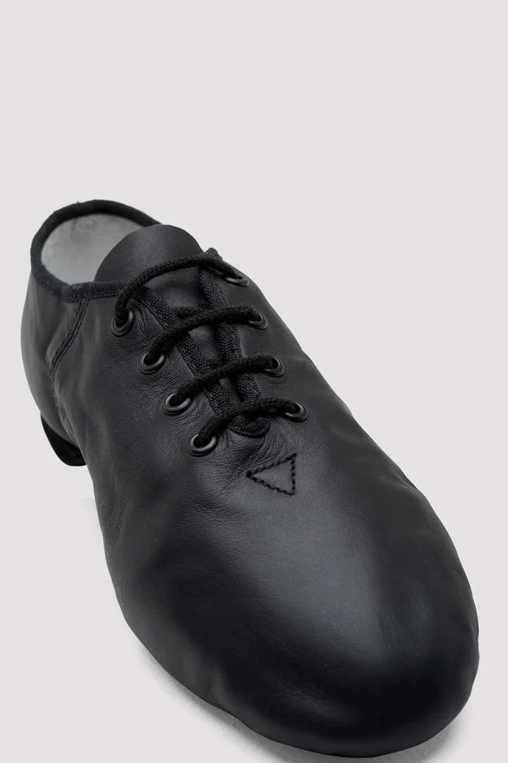 Laad het plaatje in de Viewer, S0423M Ultraflex Jazzschoenen Suède Splitzool Zwart Leer