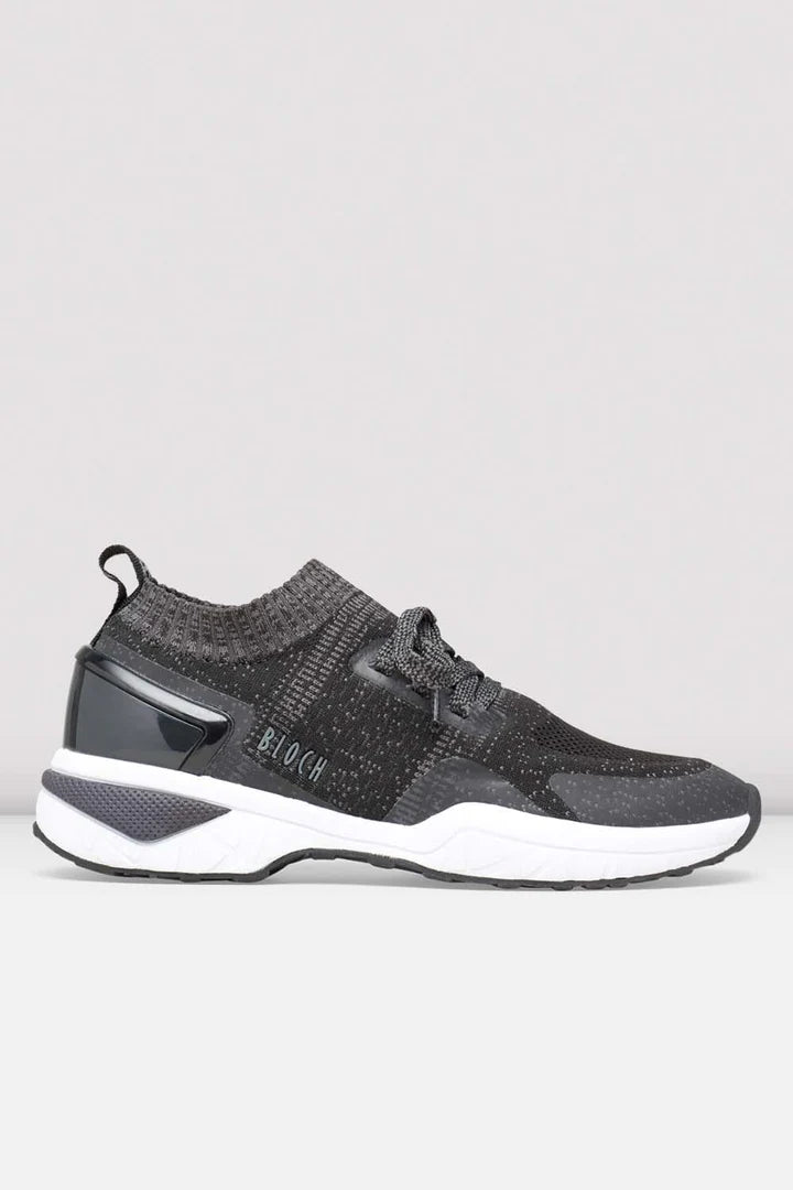 Laad het plaatje in de Viewer, S0929L Alcyone Lage Sneakers Zwart/Grijs Knit
