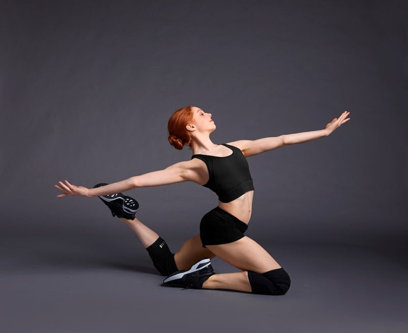 Laad het plaatje in de Viewer, A1100 Pro Dance Kniebeschermers Zwart

