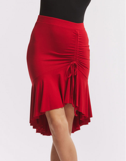 Laad het plaatje in de Viewer, Alana Dans Rok Tango/Salsa Rood