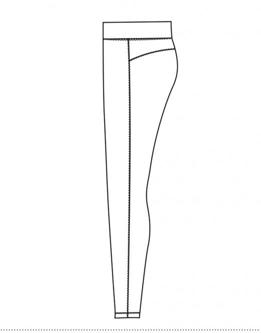 Laad het plaatje in de Viewer, Artist Yoga Dans Legging Viscose Zwart