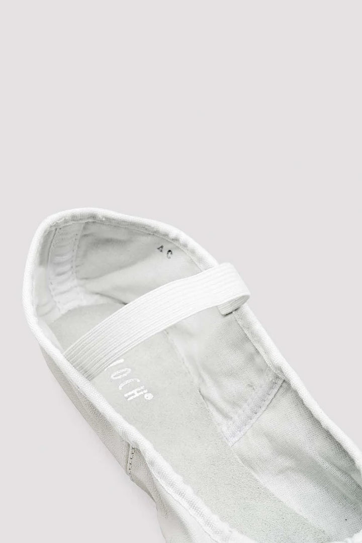 Laad het plaatje in de Viewer, S0205L Dansoft Balletschoenen Doorlopende zool Wit/WHT