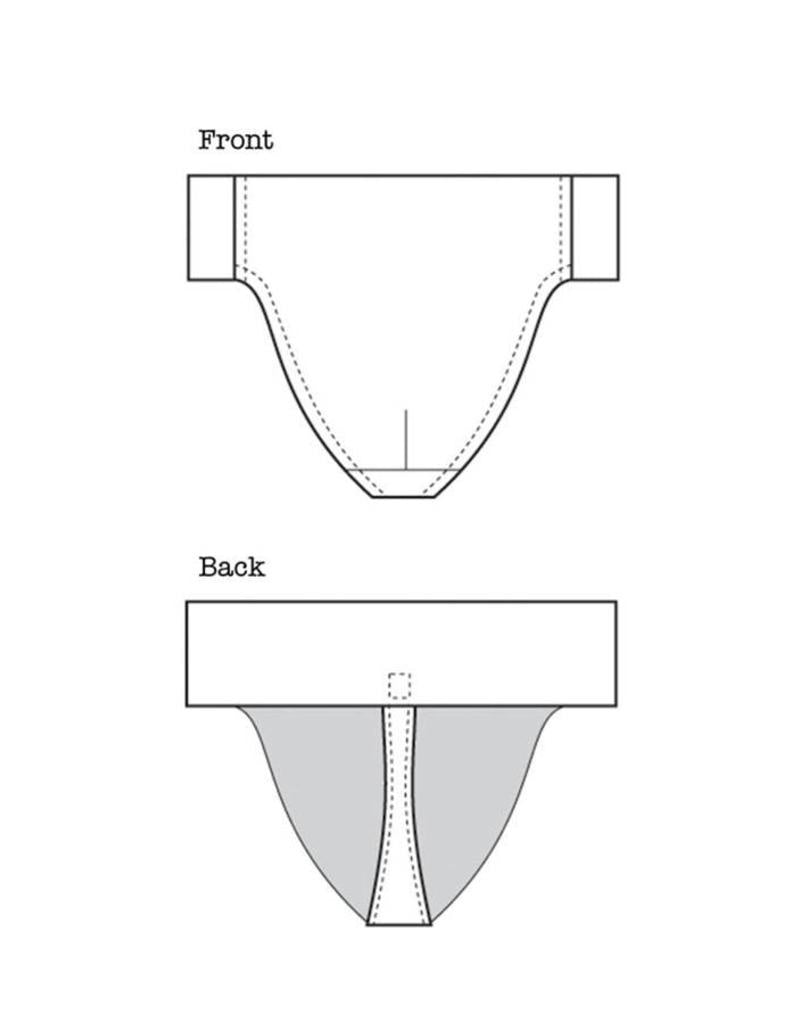 Laad het plaatje in de Viewer, N26 Self Lined Thong Dancebelt Zwart