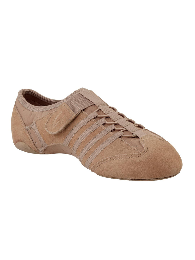 Laad het plaatje in de Viewer, UPP16 JAG Jazzschoenen Suède Splitzool Caramel Suède/Neopreen