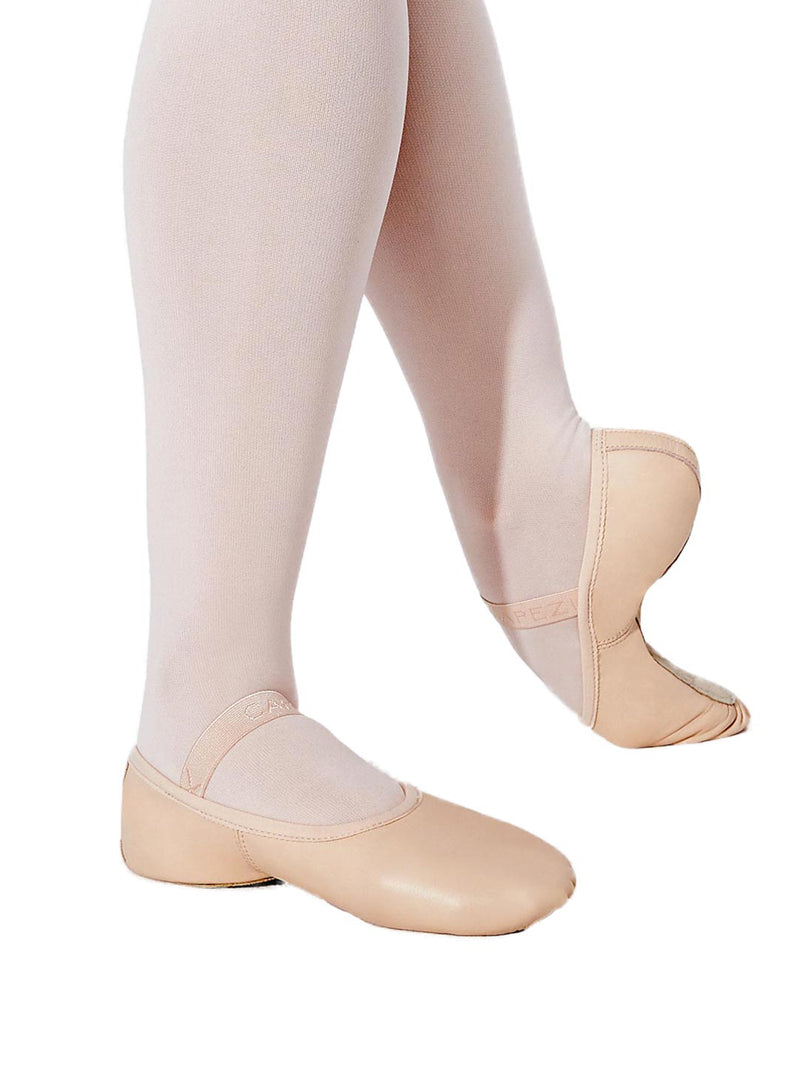 Laad het plaatje in de Viewer, Lily 212C Balletschoenen Doorlopende Zool Leer Licht Zalm Roze (BPK)
