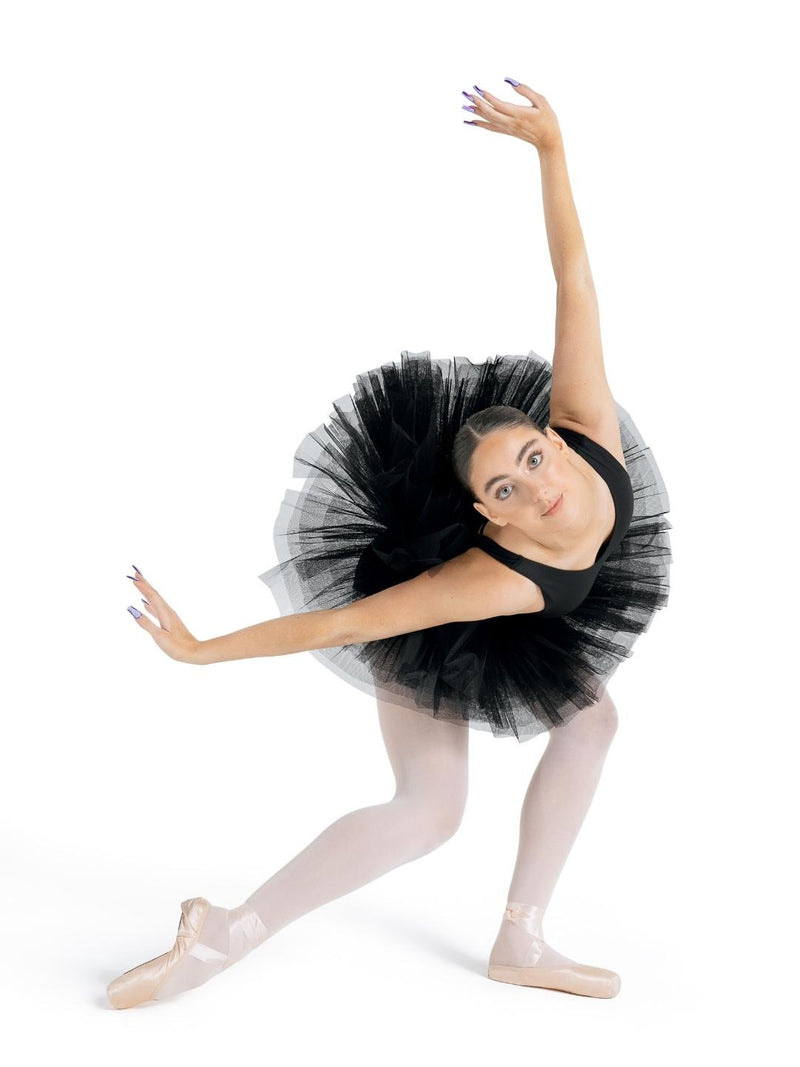 Laad het plaatje in de Viewer, 10391 Adult Practice Ballet Tutu Zwart