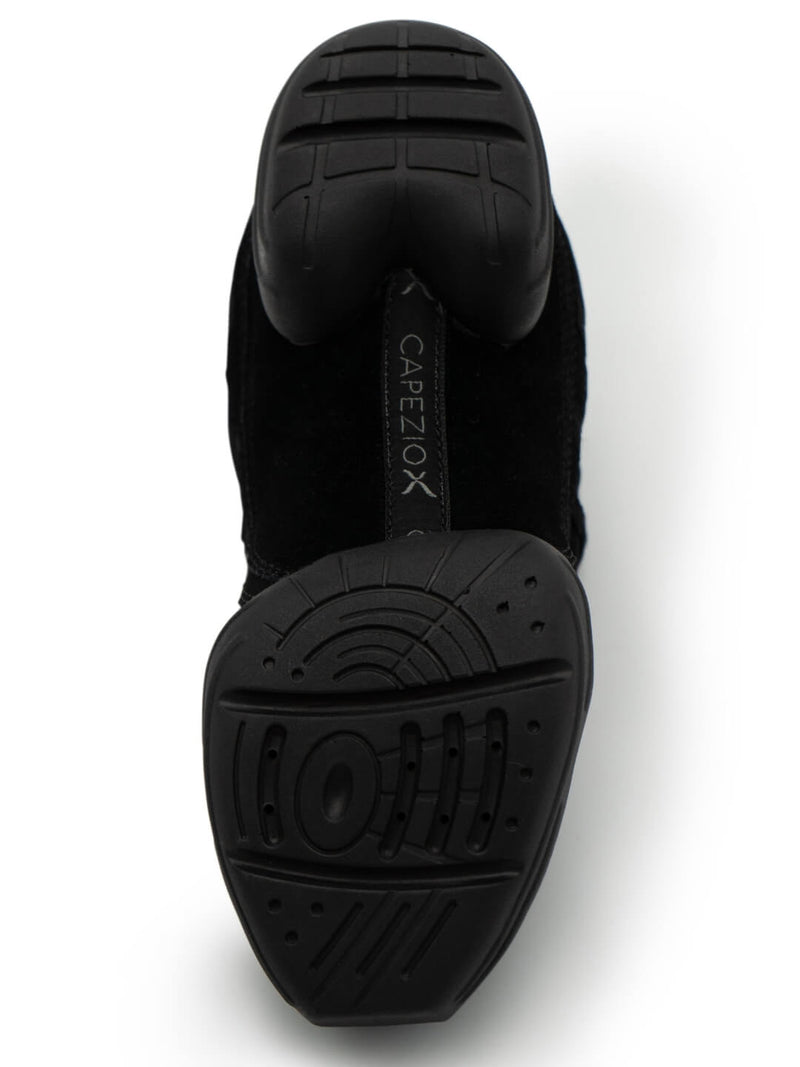 Laad het plaatje in de Viewer, DS24 Rock It Lage Danssneakers Zwart Synthetisch Nubuck/ Imitatie Suède / Mesh