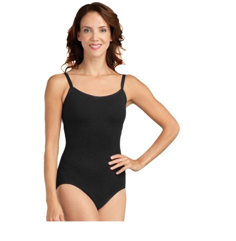 Laad het plaatje in de Viewer, CC110 Camisole Balletpak met BraTek® Zwart
