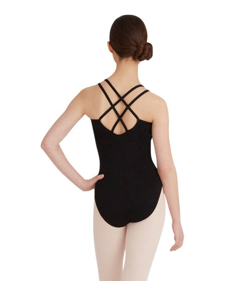 Laad het plaatje in de Viewer, CC123 Double Strap Balletpak Zwart