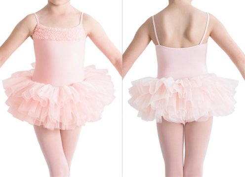 Laad het plaatje in de Viewer, CL7120 Desdemona Tutu balletpakje Licht Zalm Roze (LPK)
