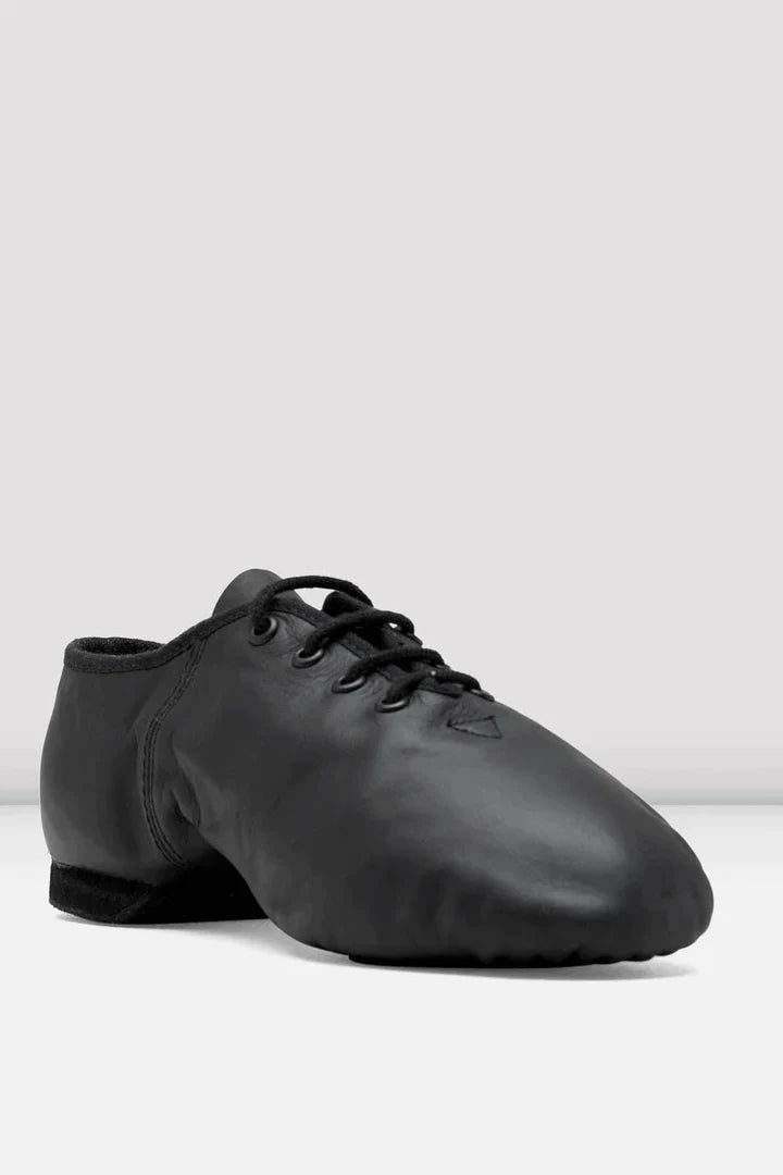 Laad het plaatje in de Viewer, S0423M Ultraflex Jazzschoenen Suède Splitzool Zwart Leer