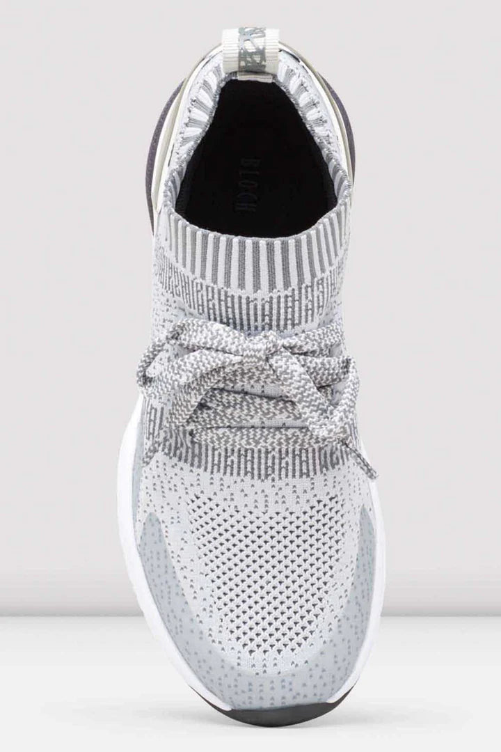 Laad het plaatje in de Viewer, S0929L Alcyone Lage Sneakers Grijs/Wit/Zilver Knit