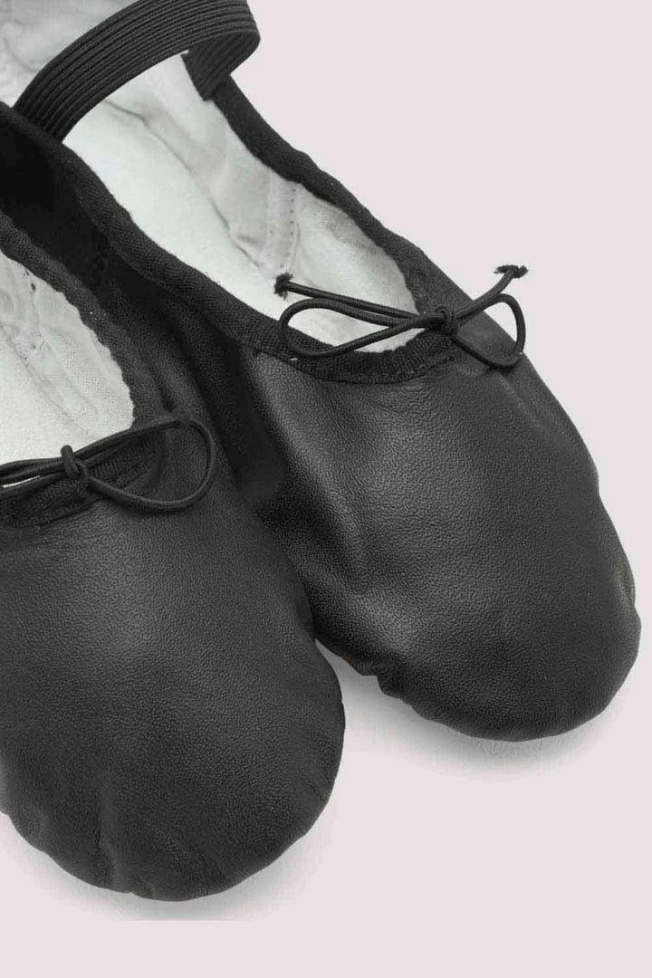 Laad het plaatje in de Viewer, S0205L Dansoft Balletschoenen Doorlopende zool Zwart/BLK
