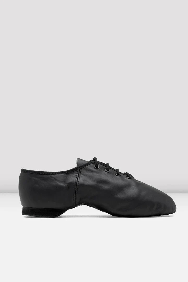 Laad het plaatje in de Viewer, S0423M Ultraflex Jazzschoenen Suède Splitzool Zwart Leer
