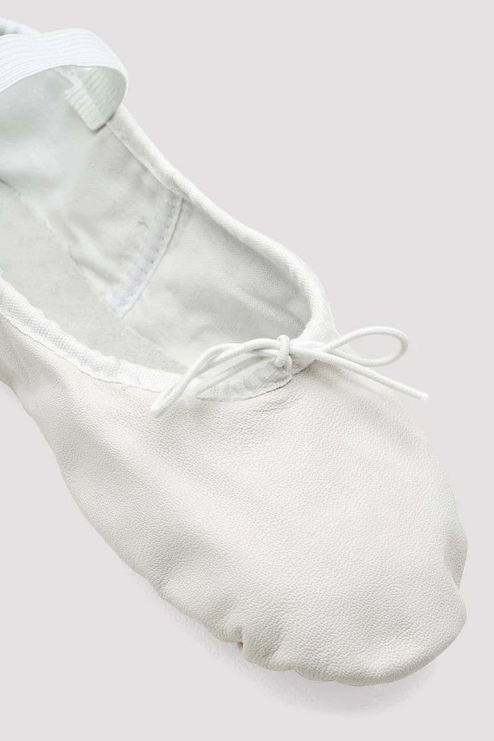 Laad het plaatje in de Viewer, S0205L Dansoft Balletschoenen Doorlopende zool Wit/WHT