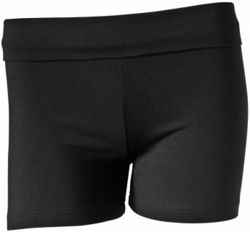 Laad het plaatje in de Viewer, PA3008 Hotpant Bikepant Omslag Tailleband Zwart