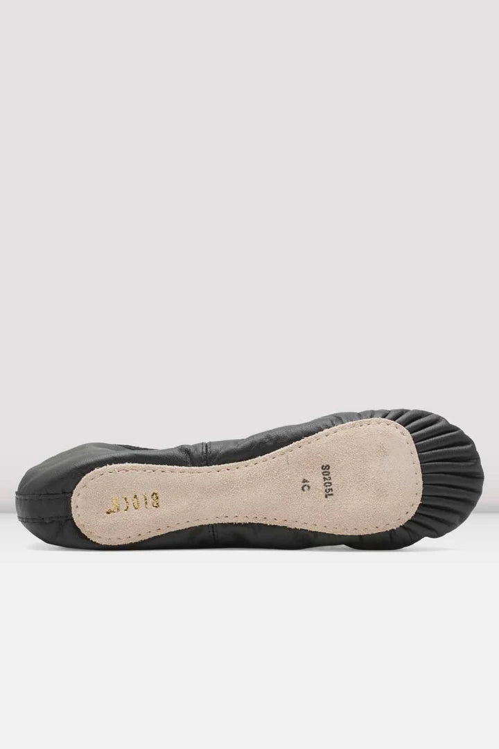 Laad het plaatje in de Viewer, S0205L Dansoft Balletschoenen Doorlopende zool Zwart/BLK