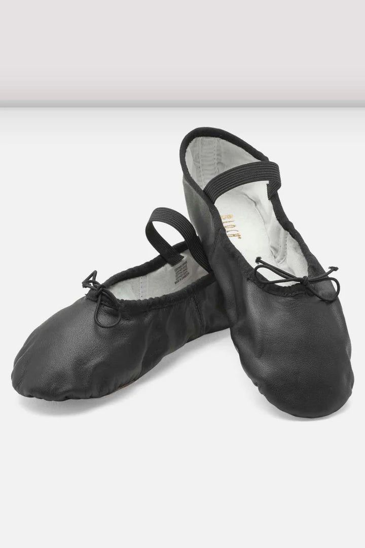 Laad het plaatje in de Viewer, S0205L Dansoft Balletschoenen Doorlopende zool Zwart/BLK