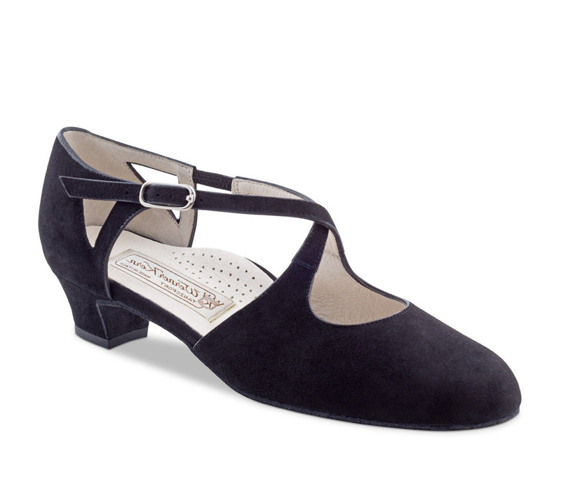 Laad het plaatje in de Viewer, Gala Comfort Zwart Suède 3.4 cm