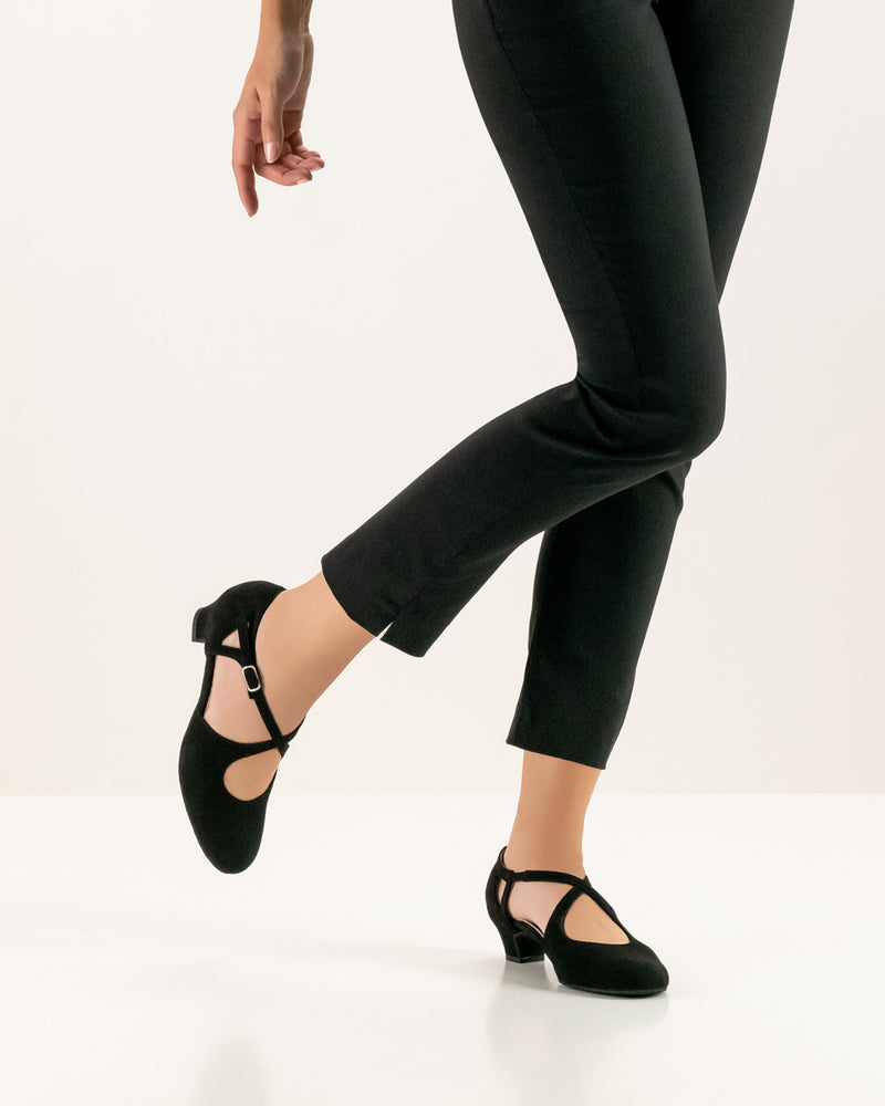 Laad het plaatje in de Viewer, Gala Comfort Zwart Suède 3.4 cm