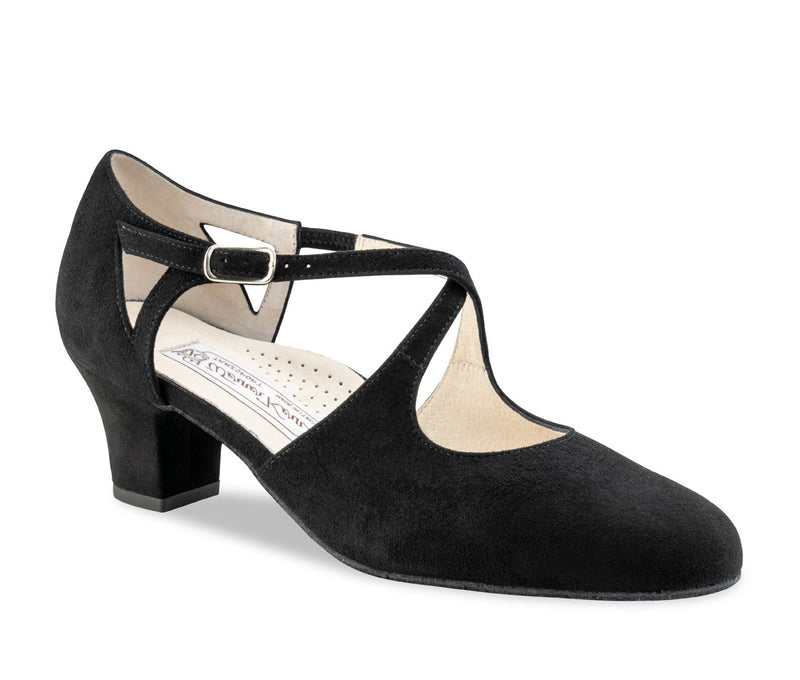 Laad het plaatje in de Viewer, Gala Comfort Zwart Suède 4.5 cm