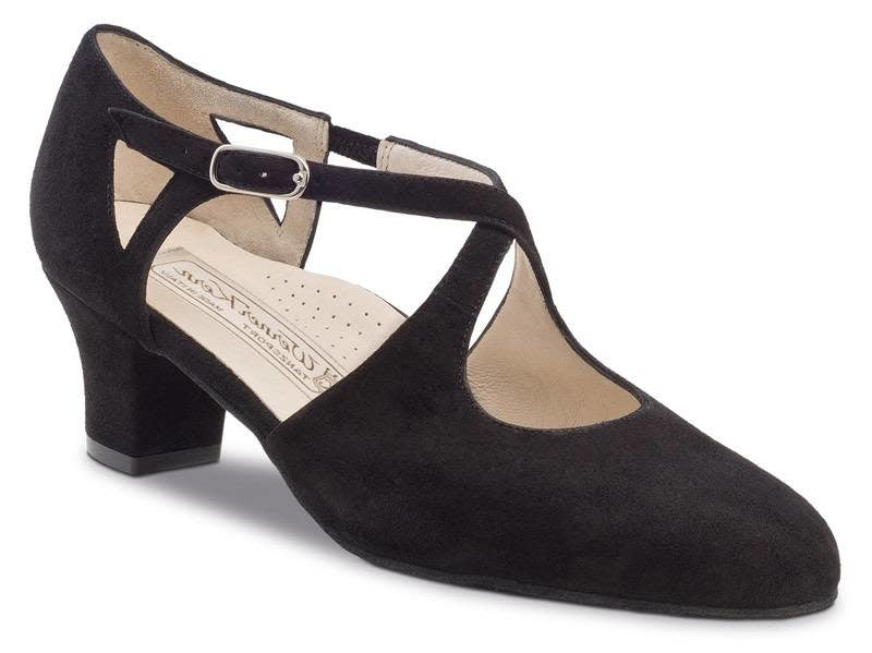 Laad het plaatje in de Viewer, Gala Comfort Zwart Suède 4.5 cm