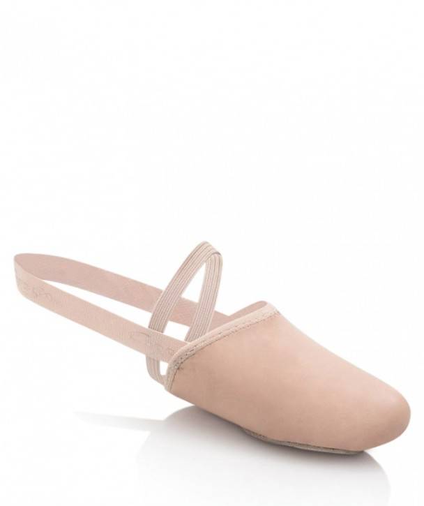 Laad het plaatje in de Viewer, H062 Piroutte Dansvoetjes leer beige (Nude)