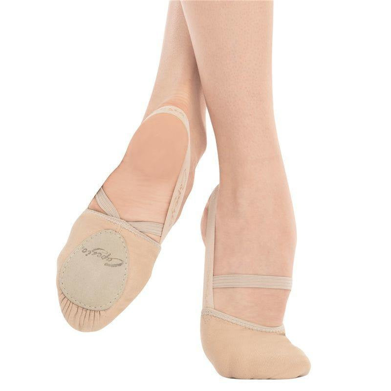 Laad het plaatje in de Viewer, H064W Hanami Pirouette Voetjes Canvas Beige (Nude)