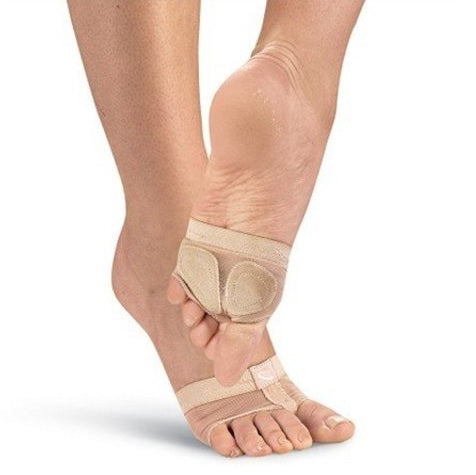 Laad het plaatje in de Viewer, H07 Footundeez™ Dansvoetjes Beige (Nude)