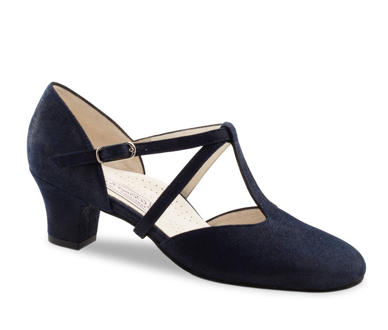 Laad het plaatje in de Viewer, Jessie Comfort Blauw Suède 4.5 cm