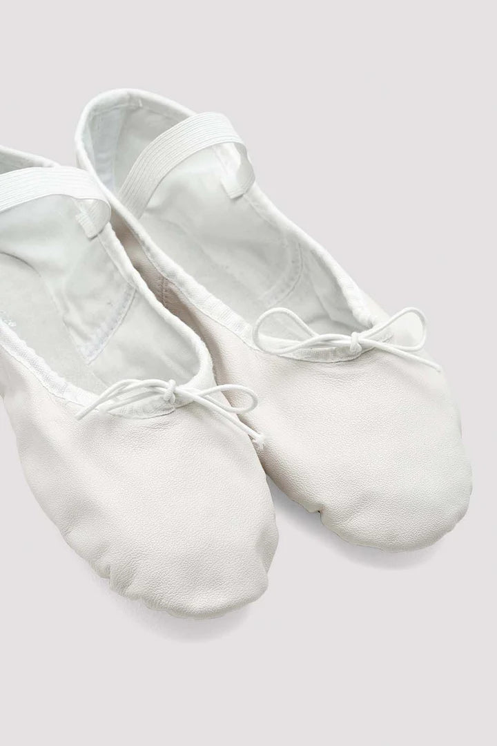 Laad het plaatje in de Viewer, S0205L Dansoft Balletschoenen Doorlopende zool Wit/WHT