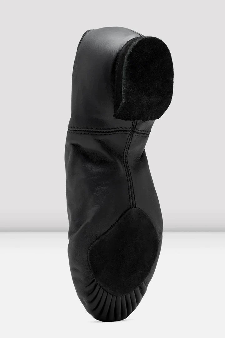 Laad het plaatje in de Viewer, S0423M Ultraflex Jazzschoenen Suède Splitzool Zwart Leer