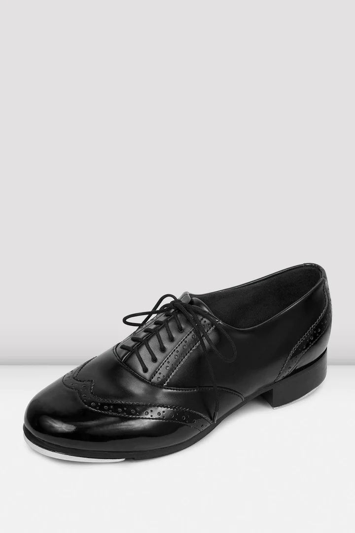 Laad het plaatje in de Viewer, S0341L Charleston Tapschoenen Zwart Kunstleer