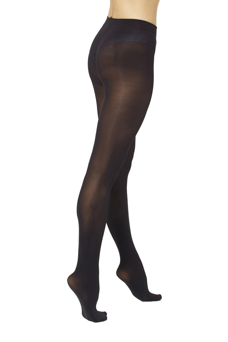 Laad het plaatje in de Viewer, 0872 Micro Ballet panty met voet Zwart