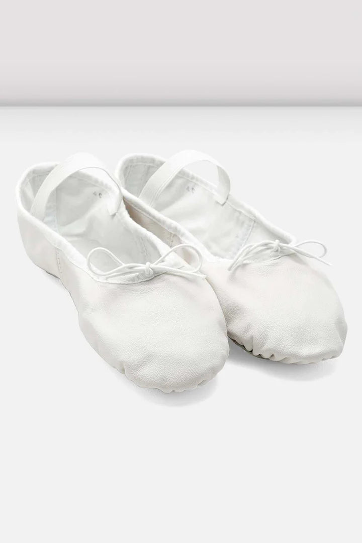 Laad het plaatje in de Viewer, S0205L Dansoft Balletschoenen Doorlopende zool Wit/WHT