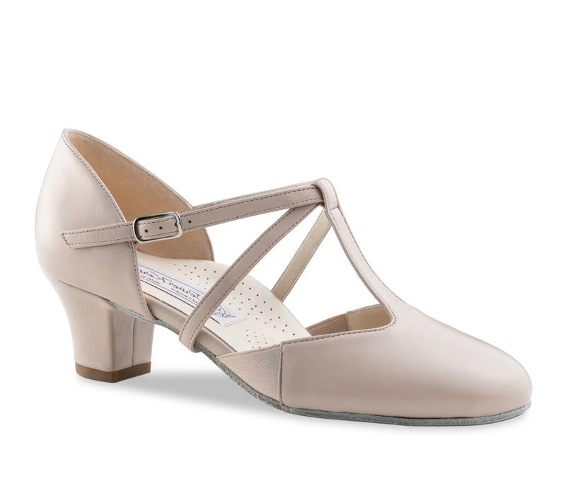 Laad het plaatje in de Viewer, Naia Comfort Beige Leer 4.5 cm