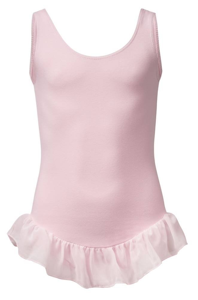 Laad het plaatje in de Viewer, PK4041 Balletpakje Hemdmodel Rokje Roze