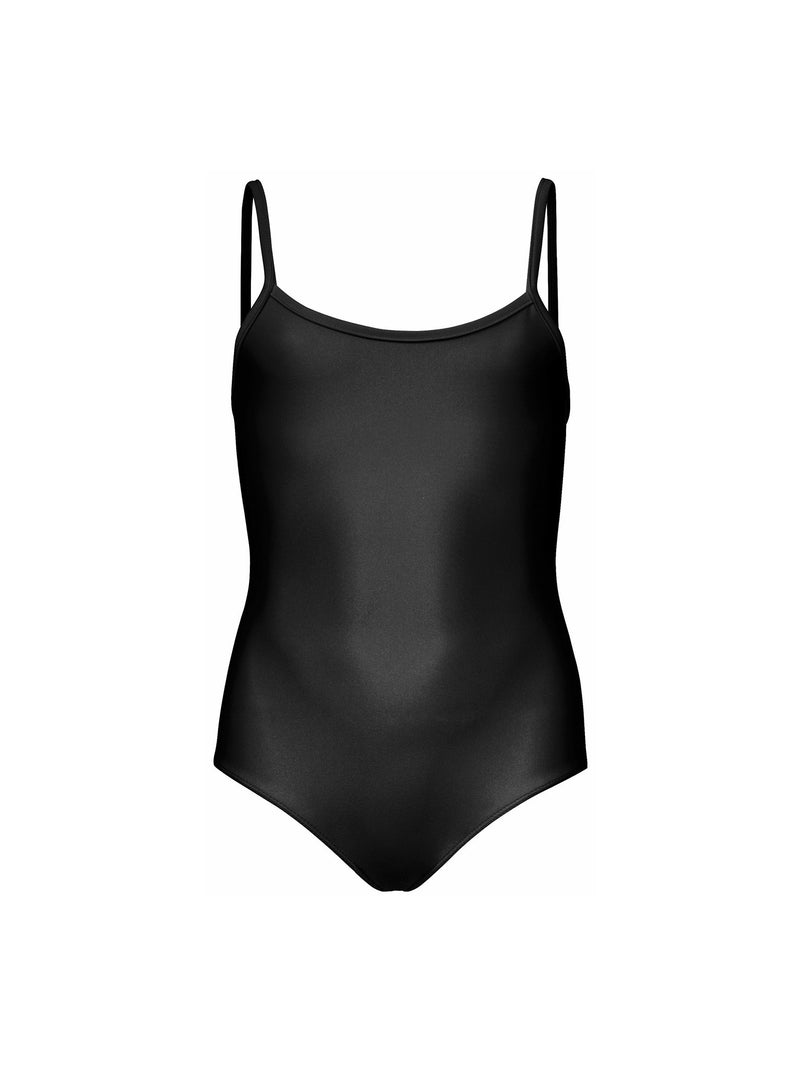 Laad het plaatje in de Viewer, PK4000 Balletpakje Lycra Spaghettibandjes Zwart